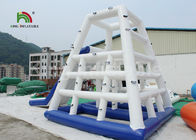 7.5 * 3.5 * 4 m Putih Inflatable Jungle Joe Water Mainan Climbing Tower Untuk Taman Air