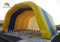 Disesuaikan Outdoor 32.81ft Acara Tiup Tenda Dengan Lengkungan Kuning