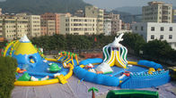 Menakjubkan Taman Air Inflatable PVC Raksasa untuk Outdoor Permainan Air Musim Panas Diameter 30m