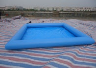 Persegi PVC biru Kolam Air Tiup / Kolam Air Untuk Kesenangan Anak-anak 32cm