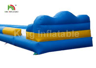 Slide Naga Biru Besar Tiup Air Slide Untuk Orang Dewasa Di Taman Air
