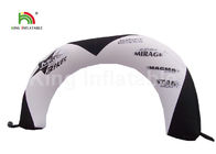 4,5mH PVC Tarpaulin White Inflatable Race Arch Entrance Untuk Iklan