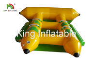 Komersial PVC Inflatable Towable Water Flying Fish Boat Untuk 4 Orang