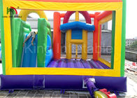 Taman Hiburan Inflatable Jumping Castle / Airplane Bouncy House dengan Pencetakan Logo