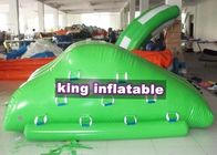 Taman Air Inflatable Gunung Es Mini Dengan Slide 4m x 3m Hijau PVC Terpal