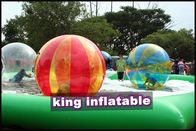 Bola Air PVC Tiup Berwarna-warni / Bola Air Dengan Diameter 2m Untuk Taman Hiburan