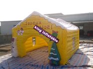 Tenda Acara Yellow Carton House Inflatable Baik Untuk Rumah Indoor Maupun Outdoor