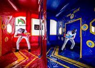 Merah Biru IPS Hit Arena Pertempuran Tiup Arena Pertempuran Permainan Olahraga Dengan Digital Printing