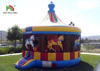 Komersial Carousel Inflatable Jumping Castle, Inflatable Dome House Dengan Langkah