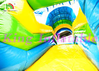 0.55mm PVC Terpal Multiplay Inflatable Jumping Castle Dengan Slide Dan Hewan Laut