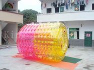 Durable Colorful Berjalan di atas air Roller PVC / TPU Blow Up Water Rolling Toy Untuk Dewasa