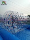 Kustom Inflatable Fun Rolling Toy Untuk Anak-Anak Dengan Dots Colorful / Water Roller