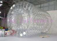 Populer Musim Panas Bermain PVC / TPU Inflatable Air Toy / Roller Untuk Summer Water Park