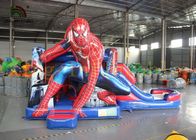 Kids Playground Spider Bouncy Jumping Castle Dengan Slide By Durable PVC