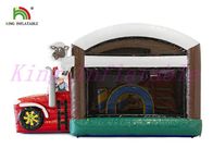 Menarik Farm Theme PVC Meledakkan Goyang Traktor / Goyang Istana Anak-anak