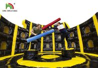 Yellow Black Blow Up Gladiator Arena Desain Luar Biasa Untuk Game Olahraga CE UL