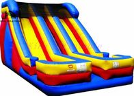 Slide ganda raksasa berwarna-warni Kidwise Inflatable Slide kering dengan terpal PVC 0,55mm