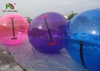 Ungu / Biru Besar 1.0mm PVC Inflatable Walk On Water Ball 2m Diameter Untuk Kolam Renang atau Danau