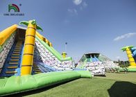 Multiplay Combo Playground Inflatable Amusement Park Warna Cerah Tahan Lama