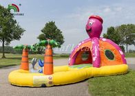 Tropical Sea Inflatable Bouncer Combo Kolam Renang Ukuran Disesuaikan