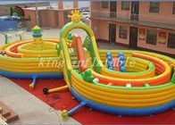 Warna Cerah Lapangan Bermain Combo Inflatable Playground Untuk Anak-Anak