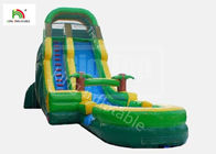 12 Tangga Inflatable Air Slip Dan Slide Dengan Pool PVC Tarpaulin EN14960