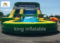 12 Tangga Inflatable Air Slip Dan Slide Dengan Pool PVC Tarpaulin EN14960