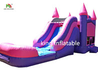 Girl Big Infltable Bounce House Dry Slide Dengan CE Blower 5mL * 4mW * 3mH