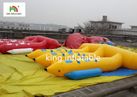 Disesuaikan 6 Kursi Inflatable Sport Fly Fishing Boats Untuk Dewasa Yellow PVC