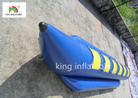 6 Kursi Biru Inflatable Fly Fishing Boats Perahu Air PVC Terpal