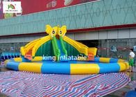 Taman Air Inflatable PVC Gajah Dengan Kolam Renang Untuk Anak Garansi 1 Tahun
