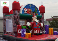 Natal Inflatable Santa Jumping Castle Colorful Oxford UV - Bukti