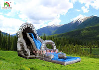 Permainan Air Slide Inflatable Kiddie Abu-abu Dan Biru, Garansi 1 Tahun