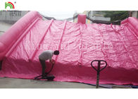 Taman 0,55 Mm PVC PVC Terpal Slide Air Tiup Untuk Anak-Anak Warna Pink Disesuaikan