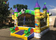 Kuning Outdoor Playground Inflatable Indoor Bouncy Castle Jumping Combo Untuk Anak-Anak