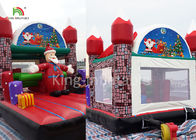 Selamat Natal Tiup Santa Claus Goyang Istana Untuk Xmas Dekorasi 20ft