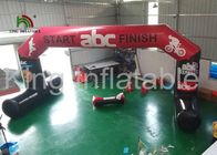 Red Outdoor 9x4m Durable Inflatable Spanduk Arches Untuk Acara Atau Promosi