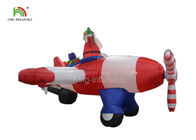 Disesuaikan Ukuran Promosi Inflatable Standing Christmas Santa Claus Outdoor Advertising