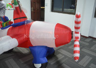 Disesuaikan Ukuran Promosi Inflatable Standing Christmas Santa Claus Outdoor Advertising