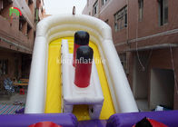 Anti-UV PVC Tarpaulin Colorful Inflatable Dry Slide Double Lanes perosotan kapal bajak laut