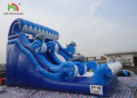 Shark Model Inflatable Dry Slide Dewasa Mainkan Untuk Pantai Garansi 2 Tahun