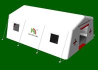 Tenda Acara Medis Tiup Portabel 7.55X5.6m Kustom Portabel Untuk Penampungan Darurat