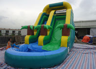 Seluncuran air tiup hiburan PVC terpal untuk anak-anak menyenangkan Taman air tiup untuk anak-anak