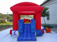 Anak-anak Kastil Tiup Rumah Bouncing Komersial Mini Dengan Terpal PVC Slide