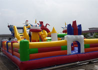 Bermain Populer Anak-Anak Taman Hiburan Raksasa Tiup / Karakter Inflatable Fun City
