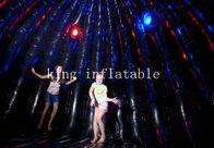 Custmized Size Kids Adults PVC Tarpaulin Inflatable Disco Dome Dengan LED Untuk Sewa