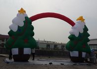 Pesta Dekorasi Pohon Natal Lengkungan Tiup Acara Kepingan Salju