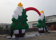 Pesta Dekorasi Pohon Natal Lengkungan Tiup Acara Kepingan Salju