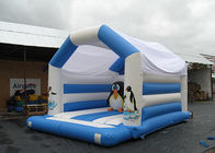 5m * 4m Tema Penguin Rumah Bouncing Tiup Untuk Anak-anak