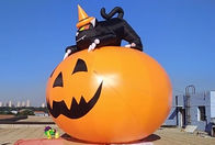 Produk Iklan Tiup 4m Halloween Pumpkin With Black Cat